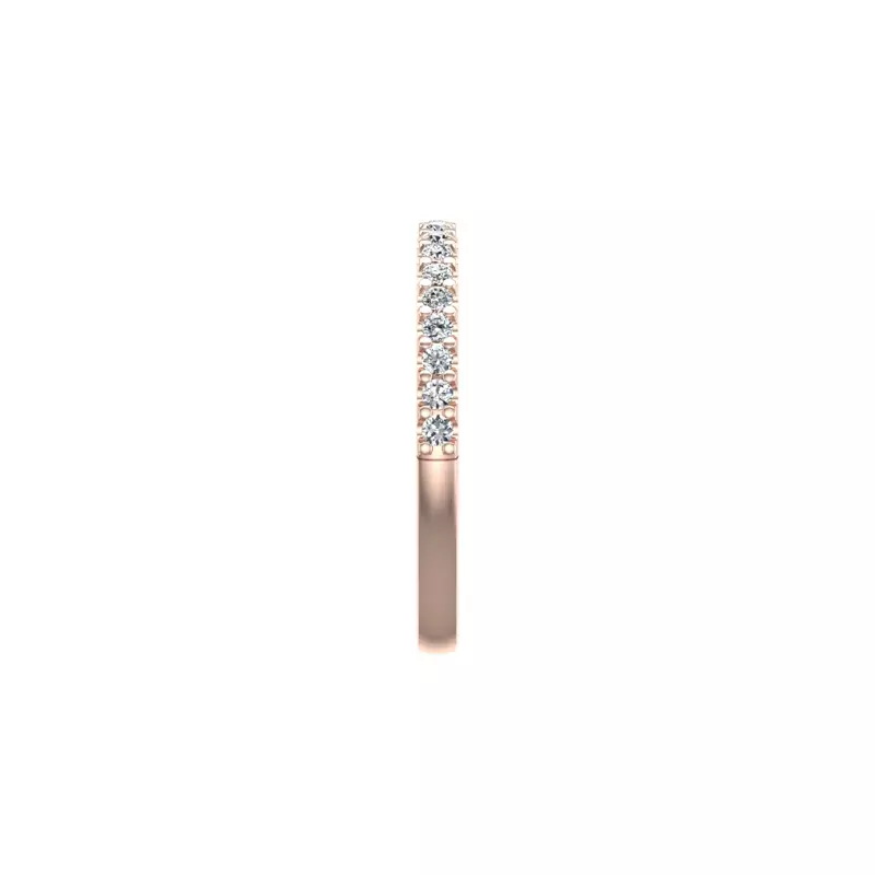 14K Rose Gold Saylor Pave Band