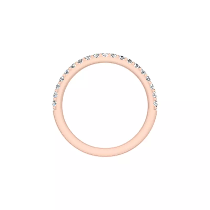 14K Rose Gold Saylor Pave Band