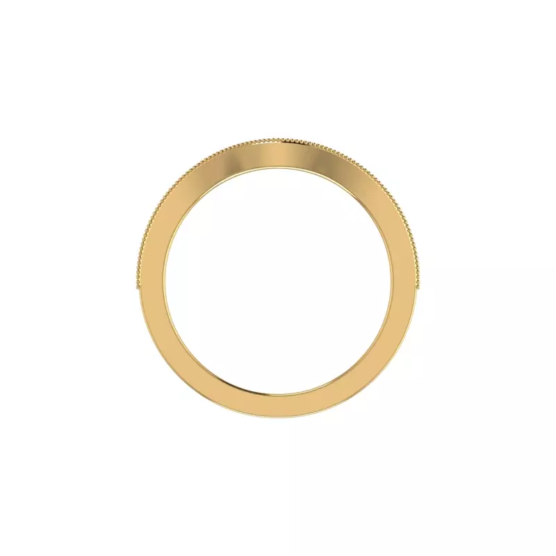 14K Yellow Gold Lila Pave Band