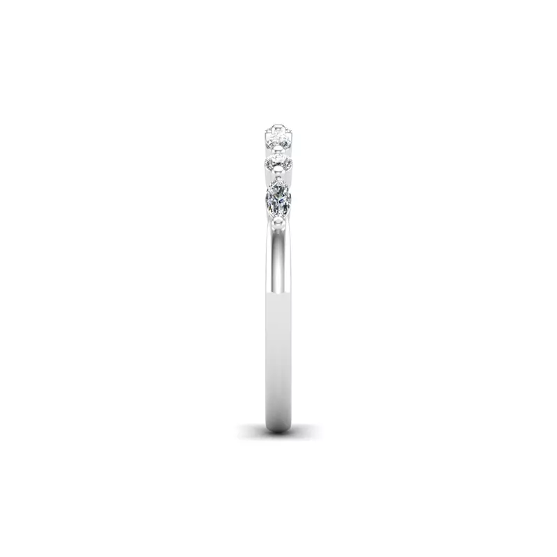 Platinum Rachel Pave Band