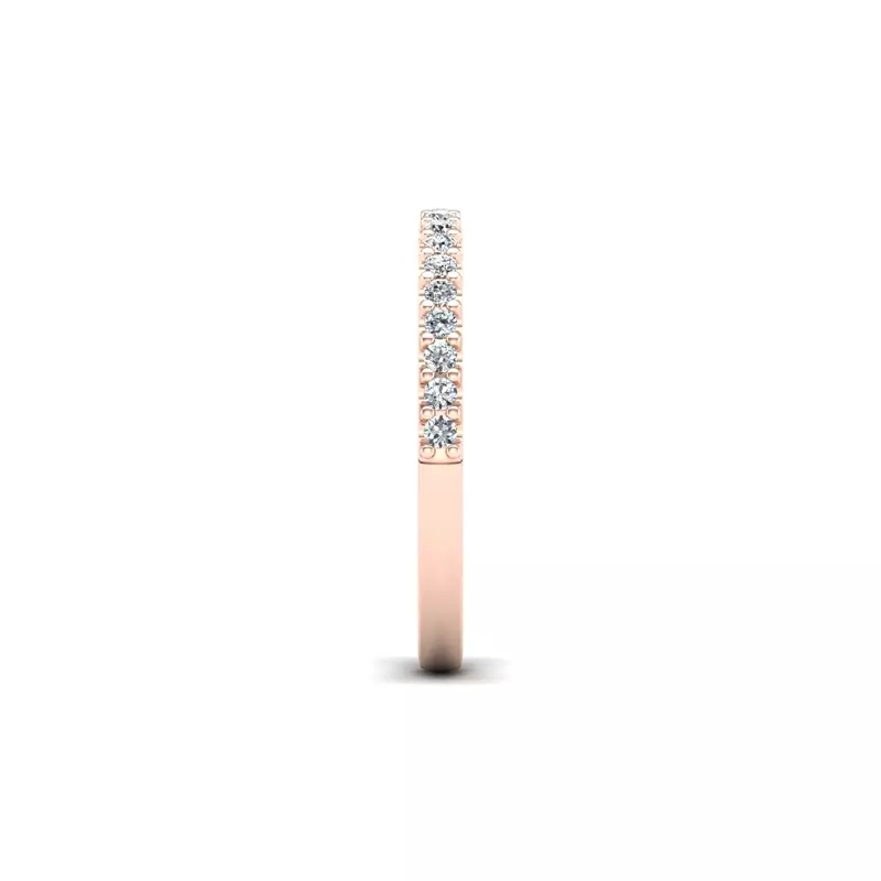 14K Rose Gold Jayla Pave Band