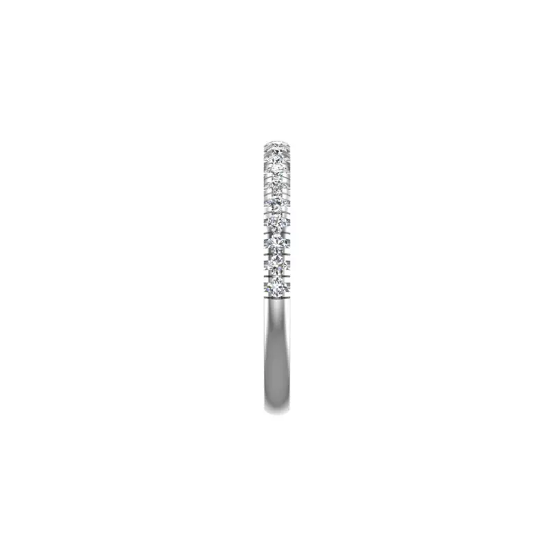 18K White Gold Daniele Pave Band