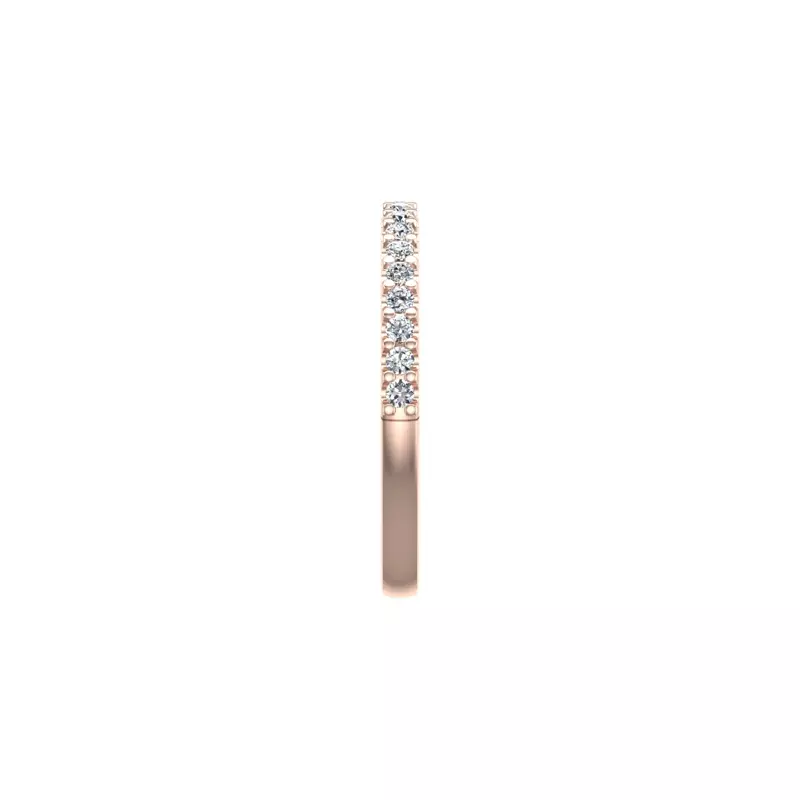 14K Rose Gold Kaia Pave Band