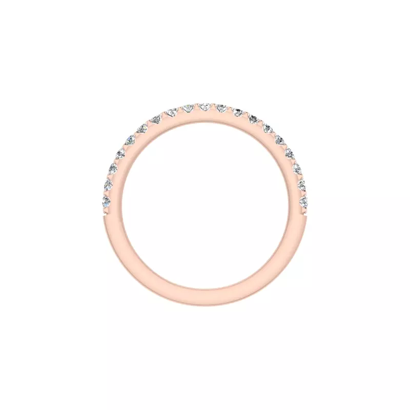 14K Rose Gold Kaia Pave Band
