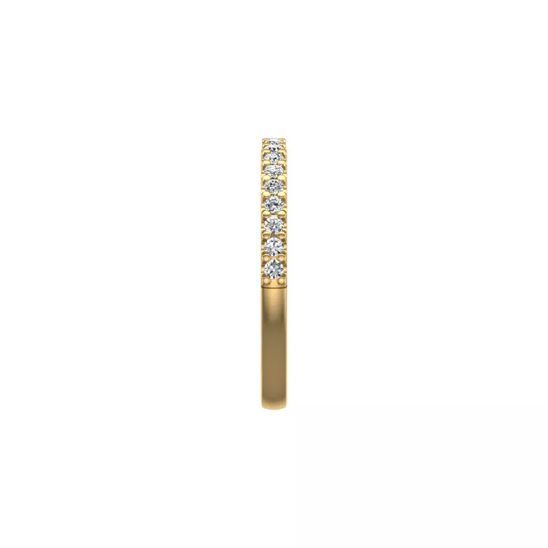18K Yellow Gold Kaia Pave Band