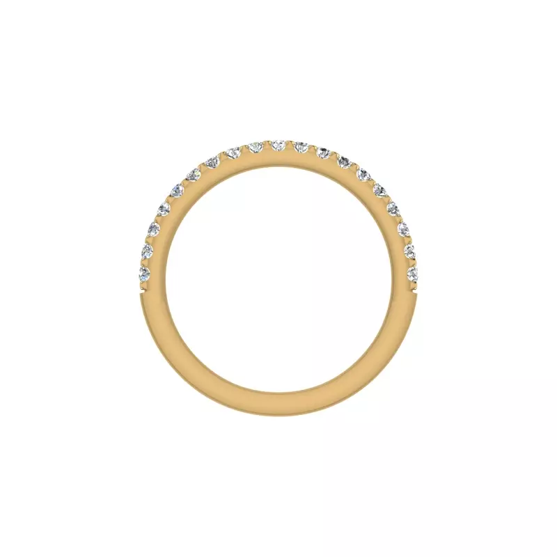 18K Yellow Gold Kaia Pave Band