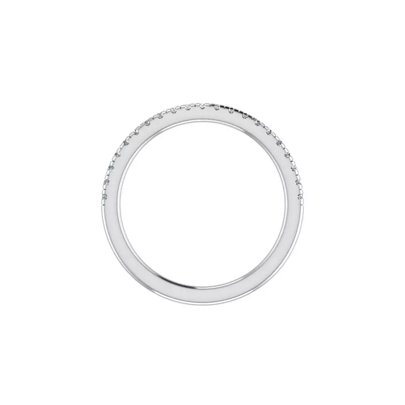 18K White Gold Thea Pave Band