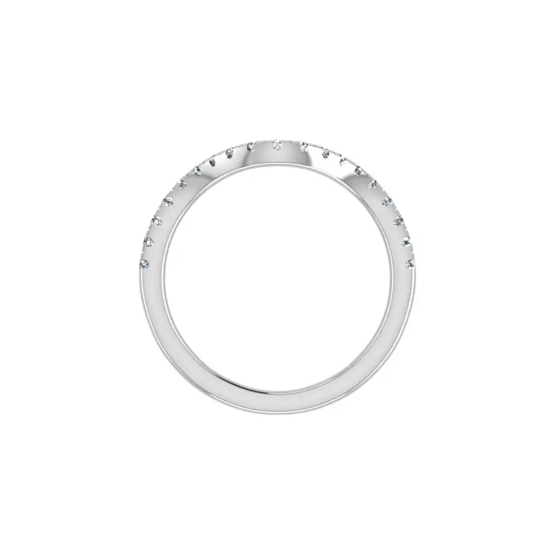 Platinum Mariah Pave Band