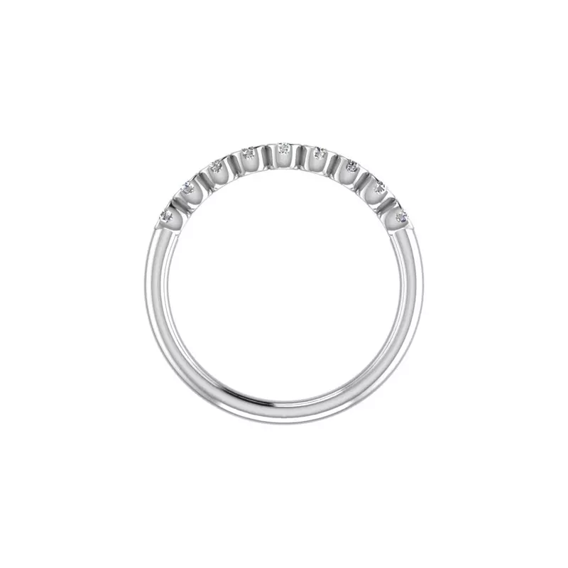 Platinum Juliet Pave Band