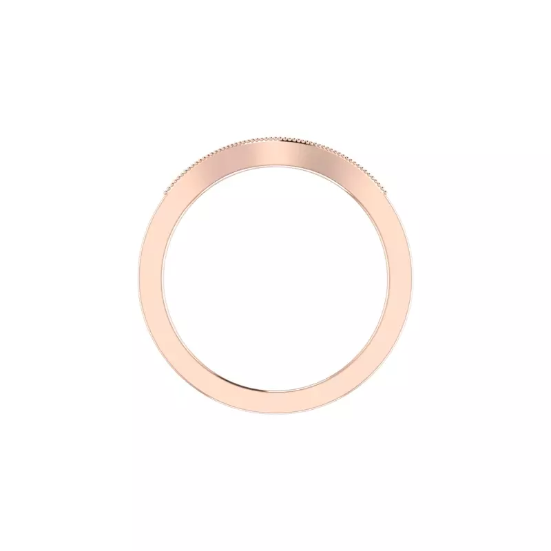 14K Rose Gold Lauren Pave Band