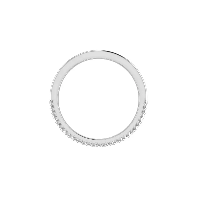 18K White Gold Elsie Pave Band