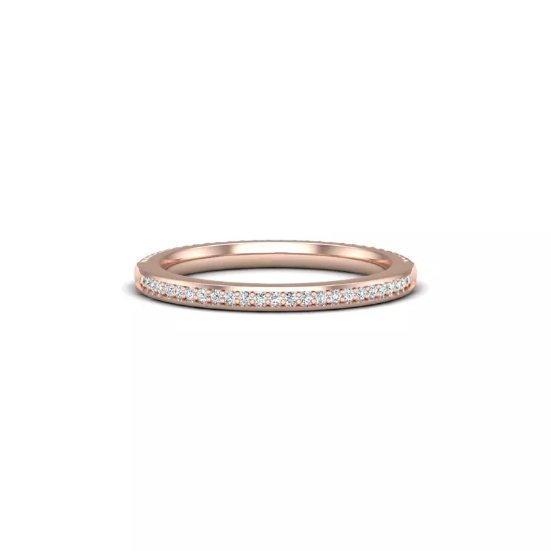 14K Rose Gold Alexis Pave Band