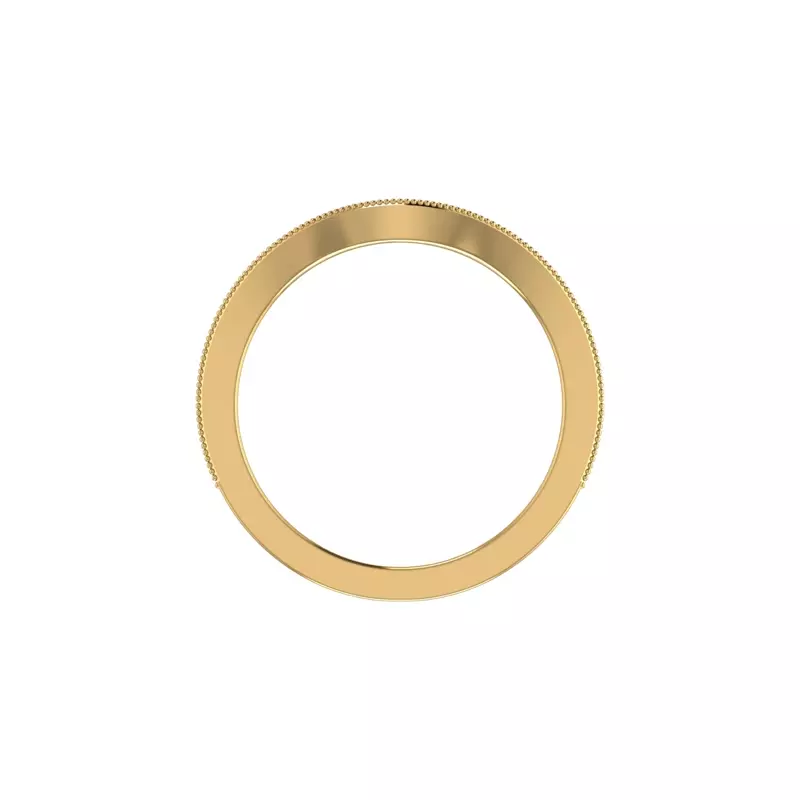 14K Yellow Gold Gracelynn Pave Band