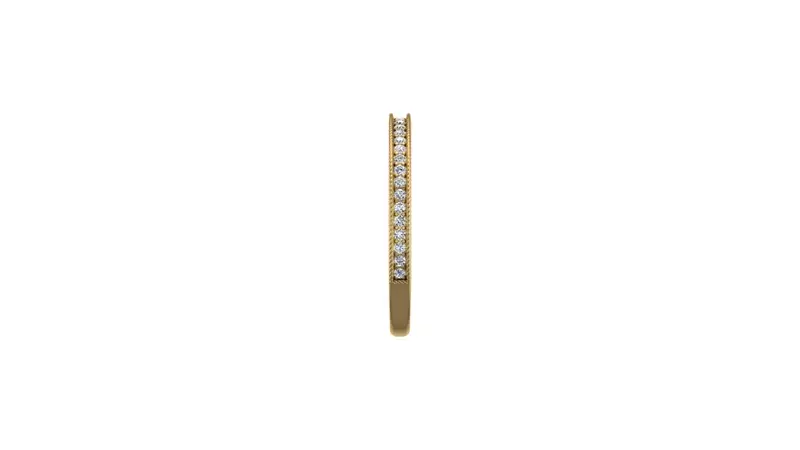 14K Yellow Gold Adelyn Pave Band