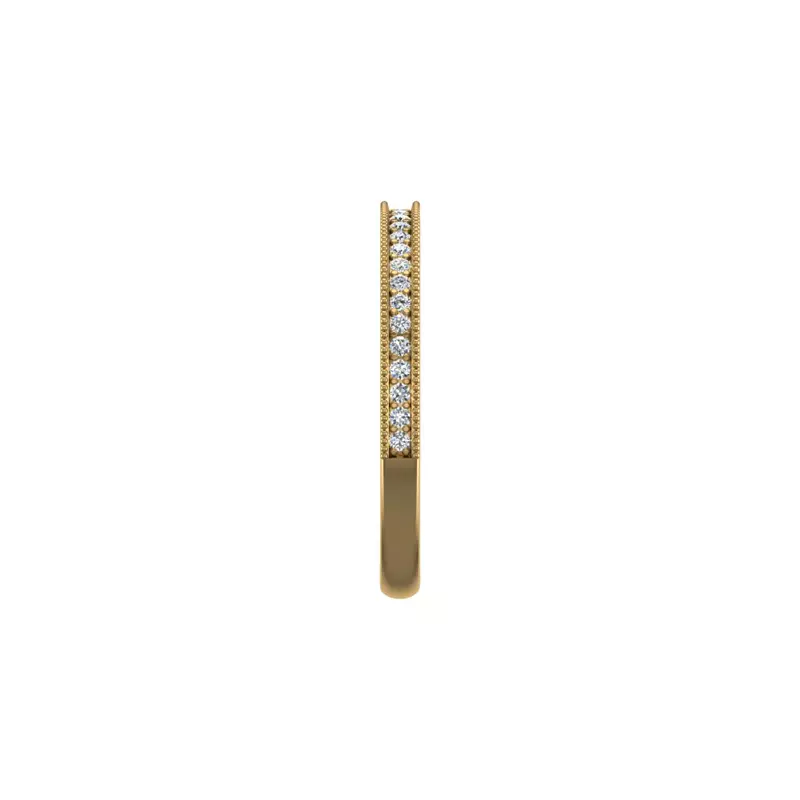 18K Yellow Gold Zuri Pave Band