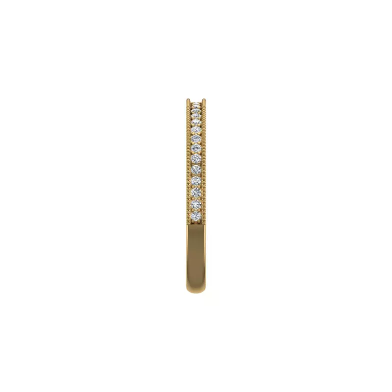 18K Yellow Gold Brooke Pave Band