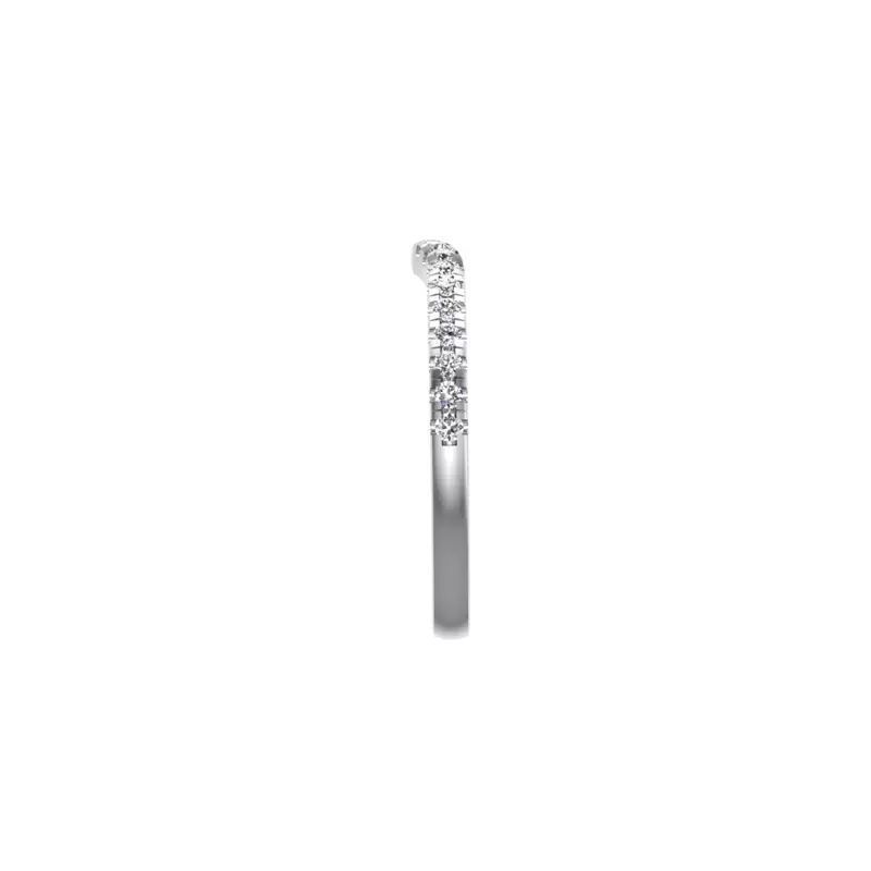 18K White Gold Khloe Pave Band