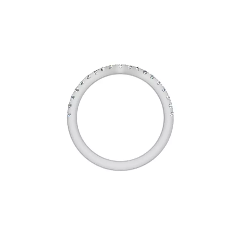 18K White Gold Khloe Pave Band