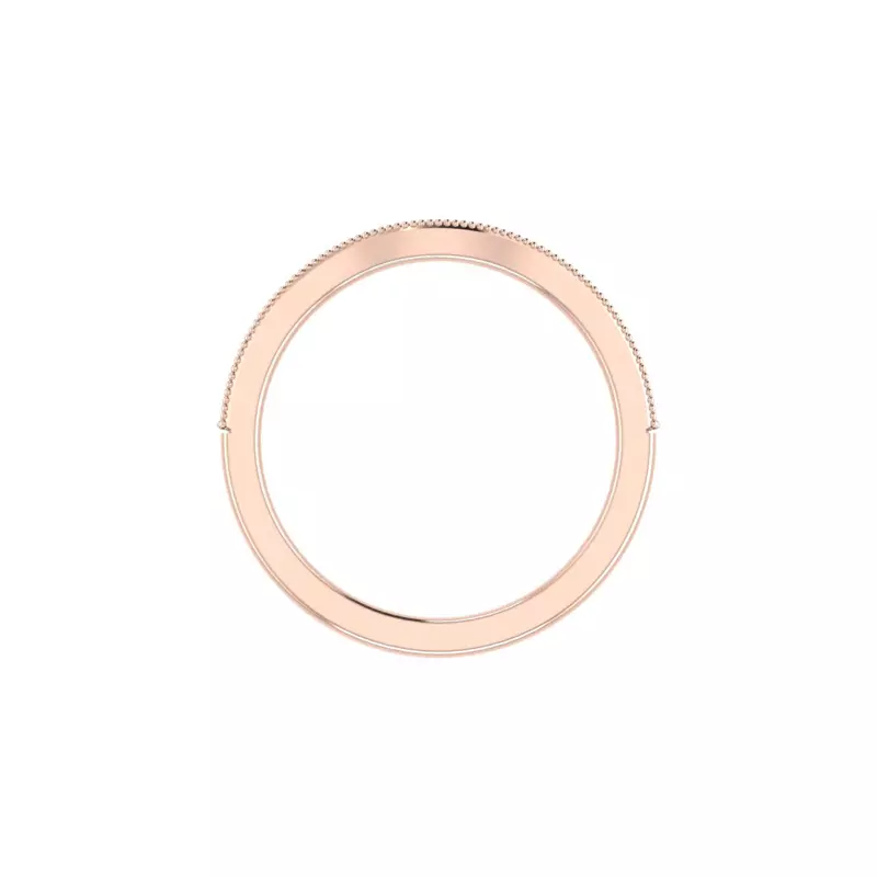 14K Rose Gold Logan Pave Band
