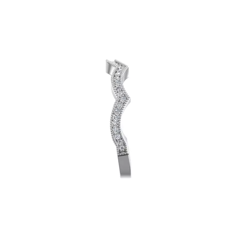 14K White Gold Amiyah Pave Band