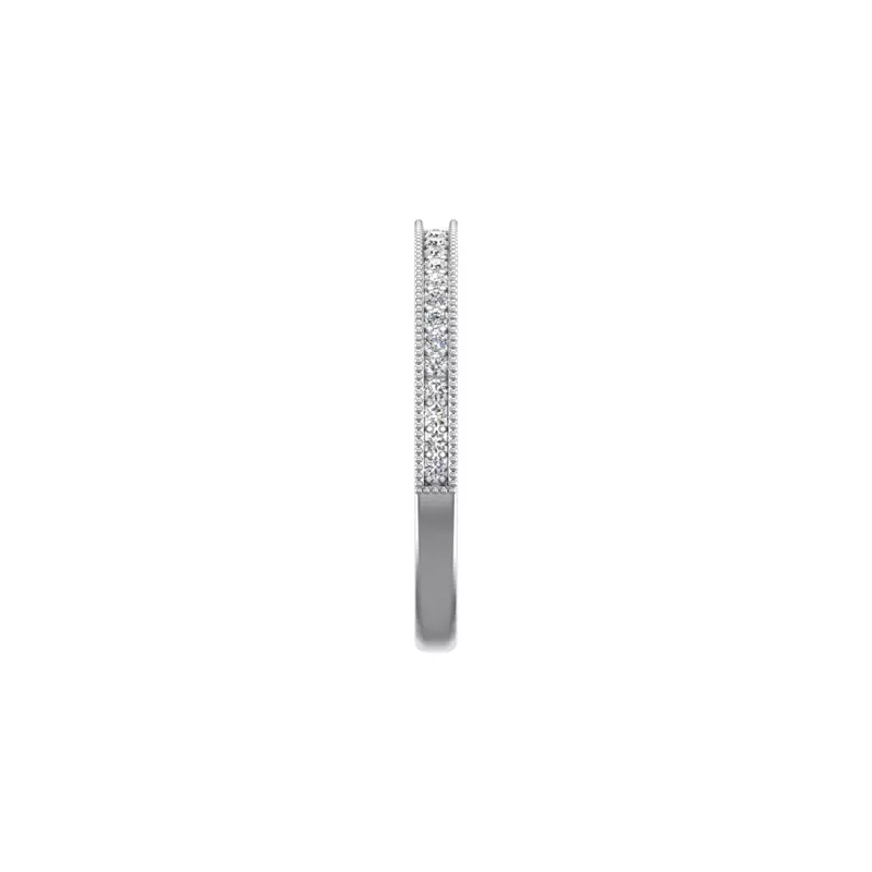14K White Gold Alexandria Pave Band