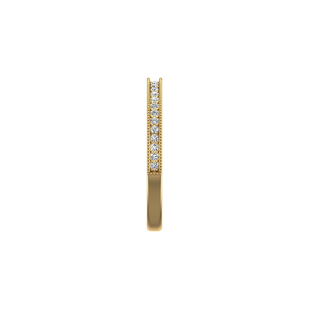 18K Yellow Gold Alexandria Pave Band