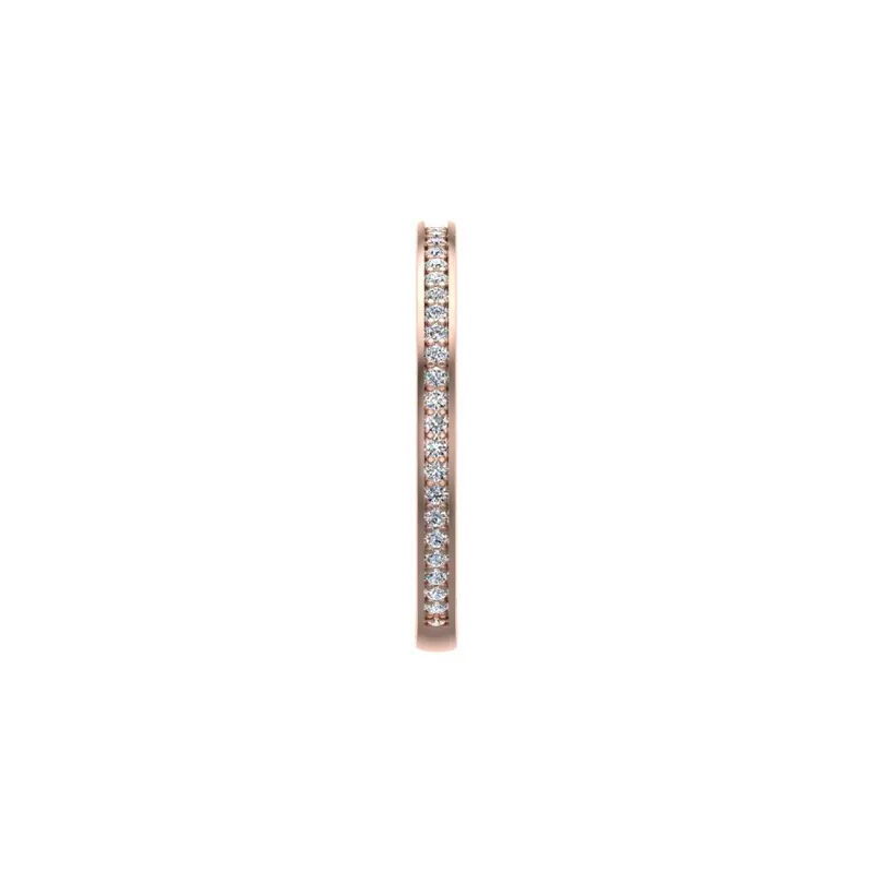 14K Rose Gold Sutton Pave Band