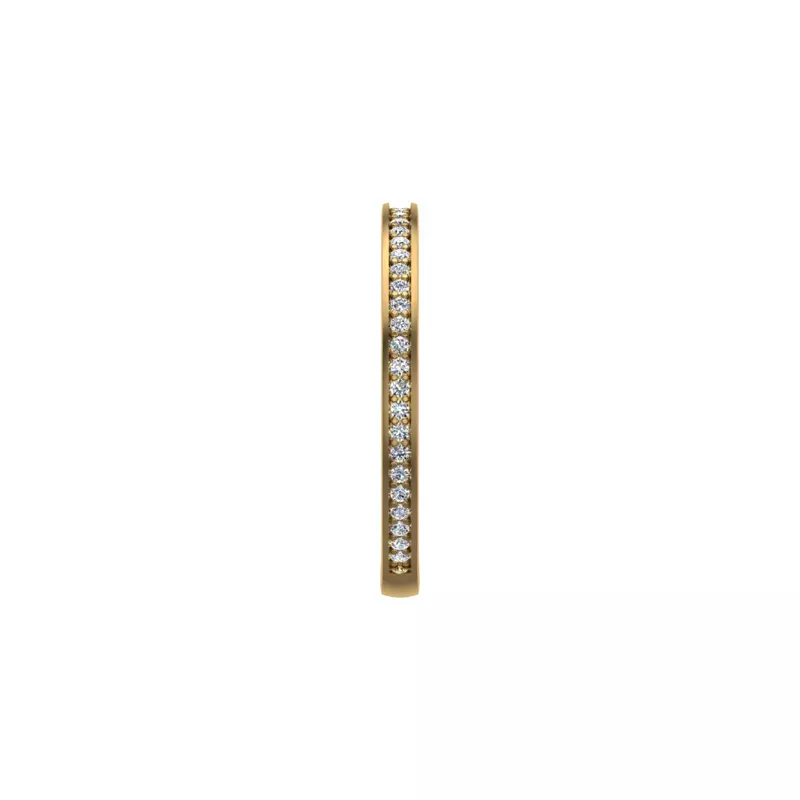 14K Yellow Gold Sutton Pave Band
