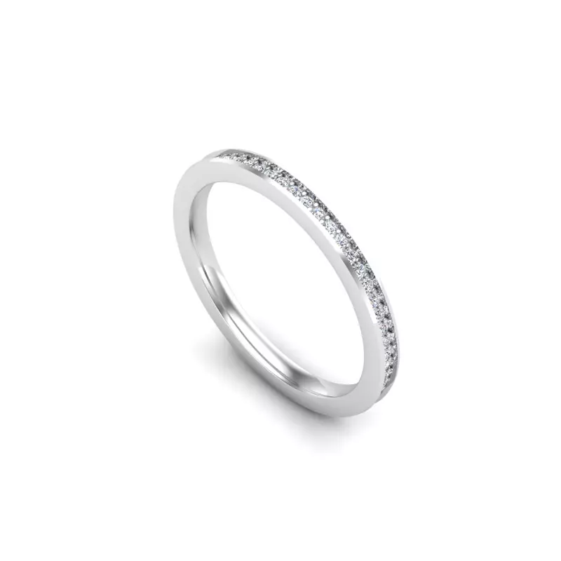 Platinum Sutton Pave Band
