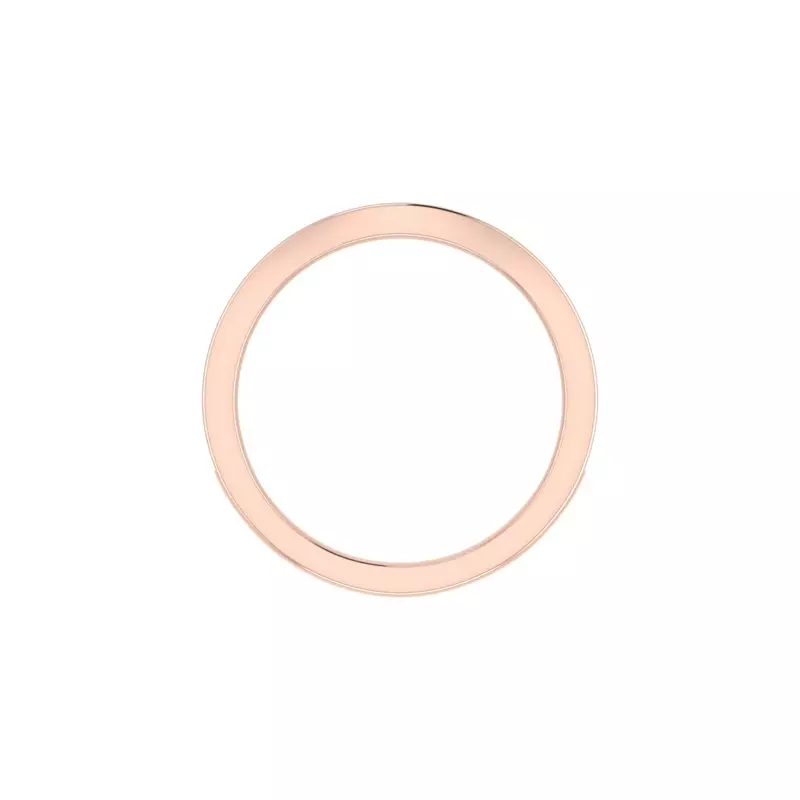 14K Rose Gold Harlow Pave Band