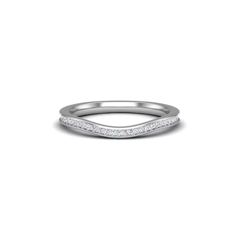 18K White Gold Harlow Pave Band
