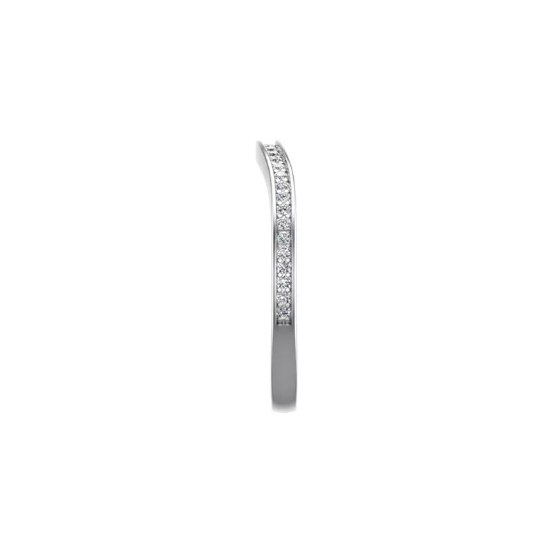 18K White Gold Harlow Pave Band