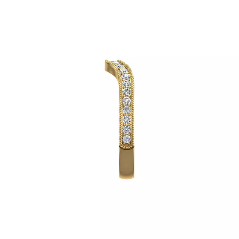 18K Yellow Gold Madilyn Pave Band