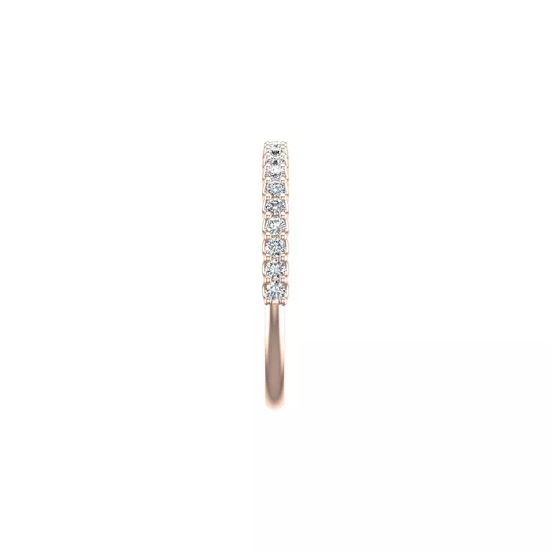 14K Rose Gold Makayla Pave Band