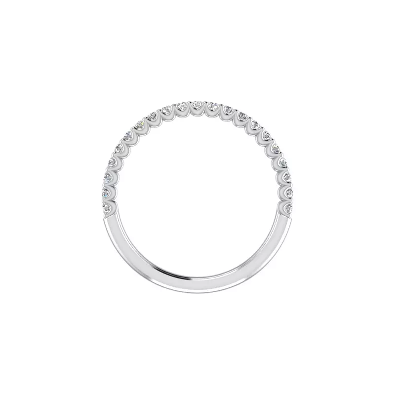 14K White Gold Makayla Pave Band