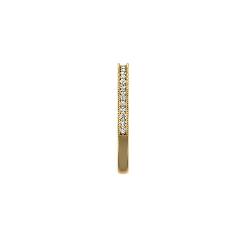 18K Yellow Gold Heidi Pave Band