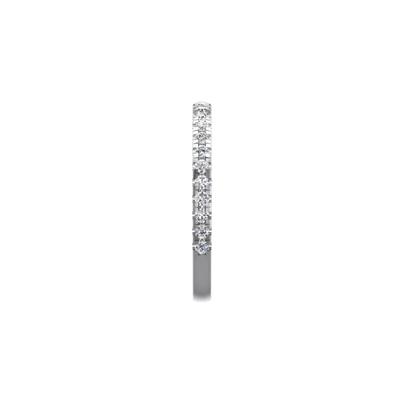 14K White Gold Evelynn Pave Band
