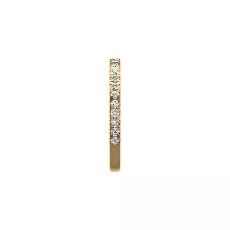 14K Yellow Gold Evelynn Pave Band