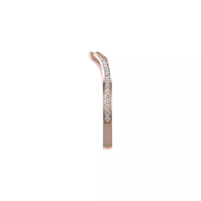 14K Rose Gold Nina Pave Band
