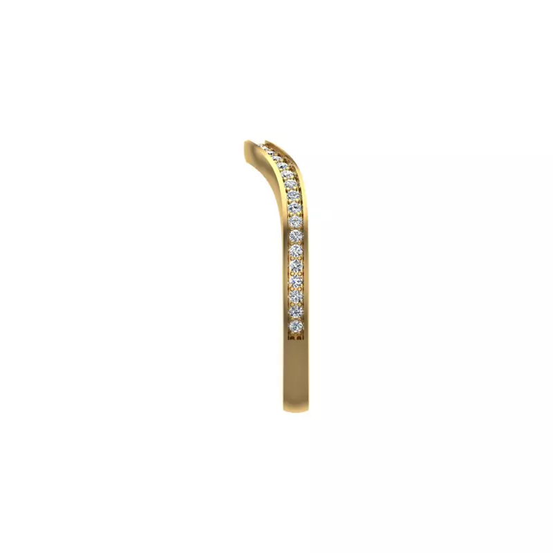14K Yellow Gold Nina Pave Band