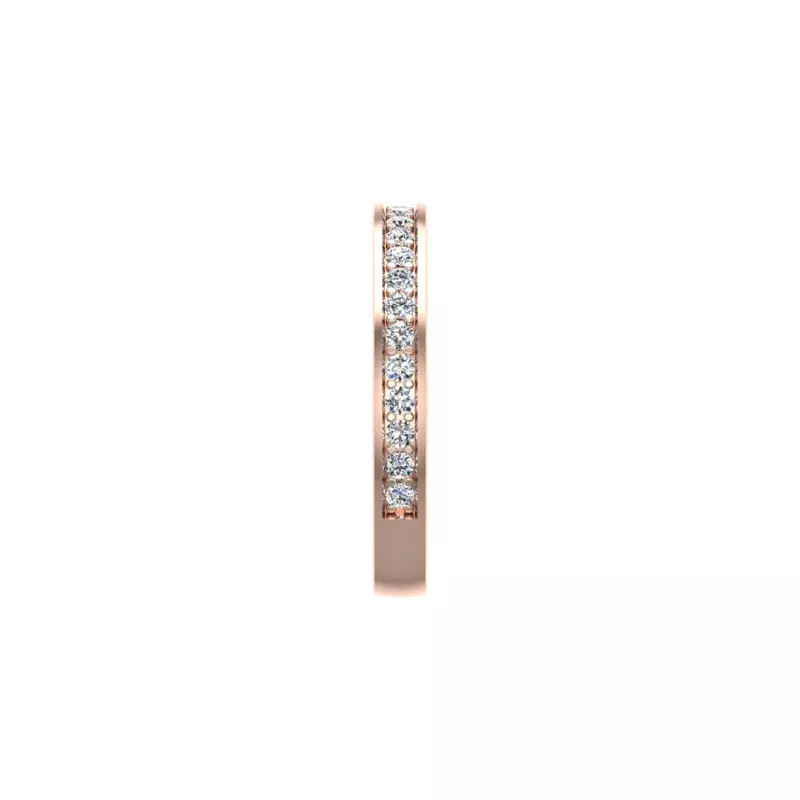 14K Rose Gold Brynn Pave Band
