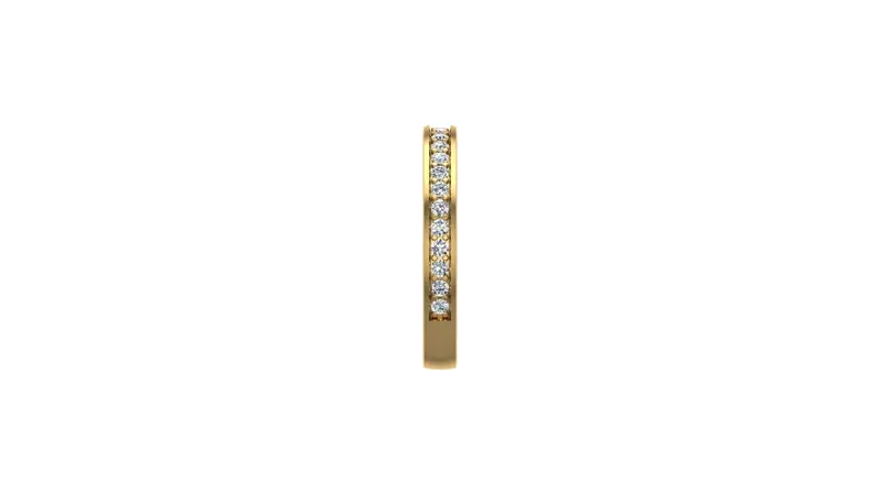 18K Yellow Gold Brynn Pave Band