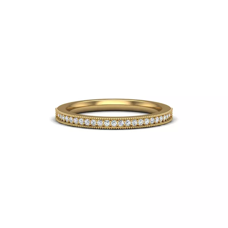 14K Yellow Gold Lola Pave Band