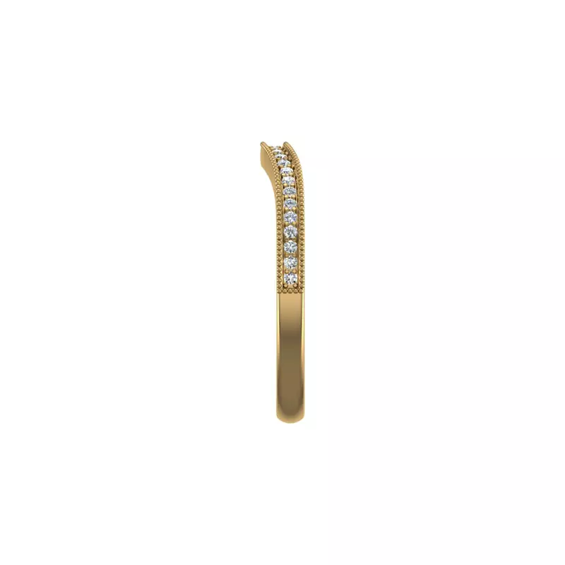 14K Yellow Gold Selena Pave Band