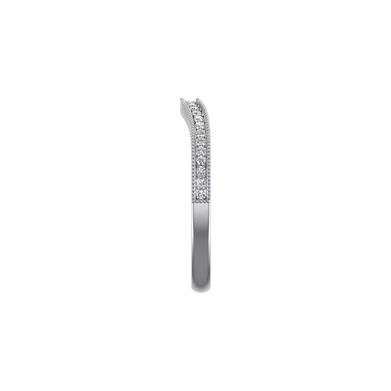 18K White Gold Selena Pave Band