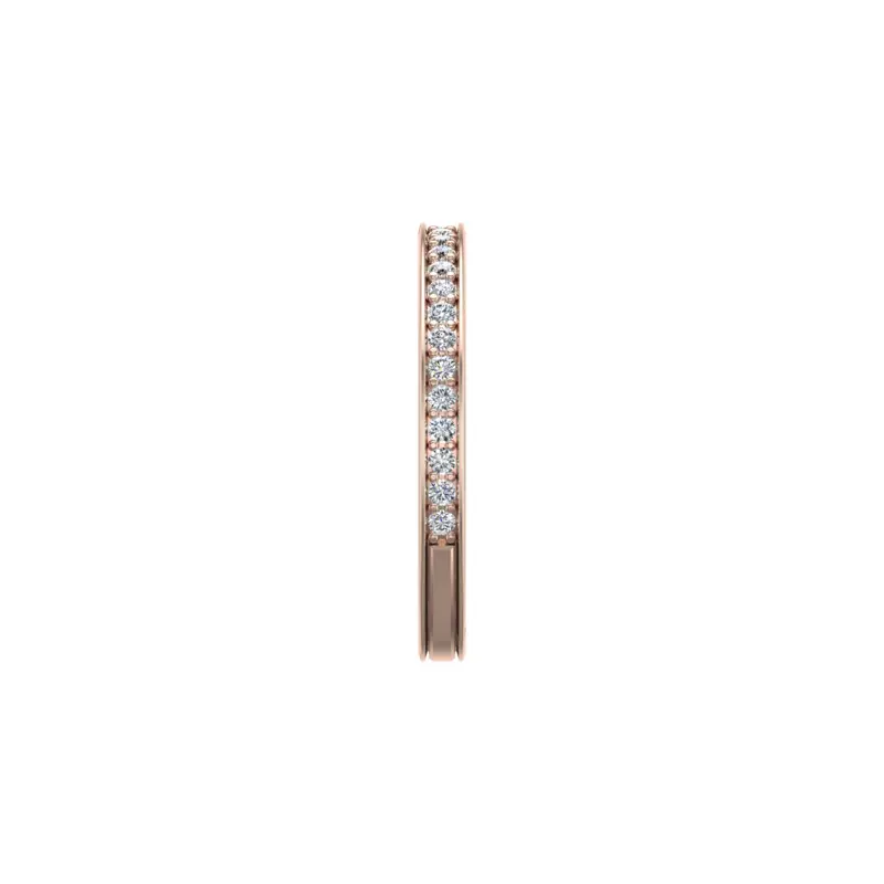 14K Rose Gold Mya Pave Band