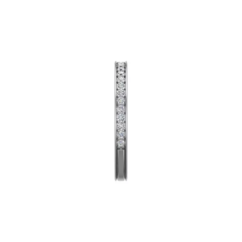 14K White Gold Mya Pave Band