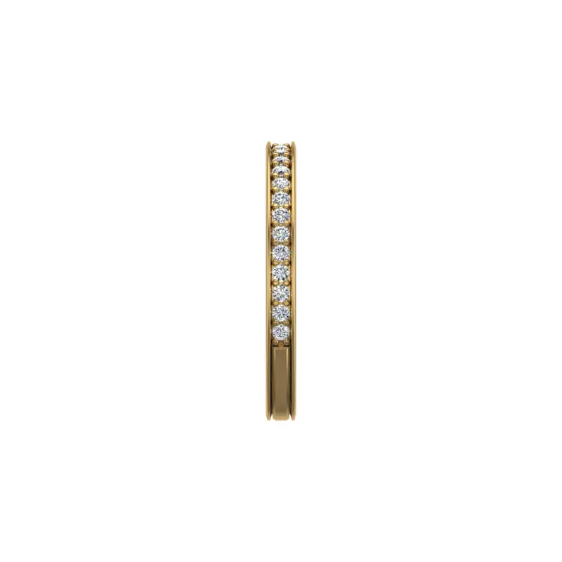 18K Yellow Gold Mya Pave Band