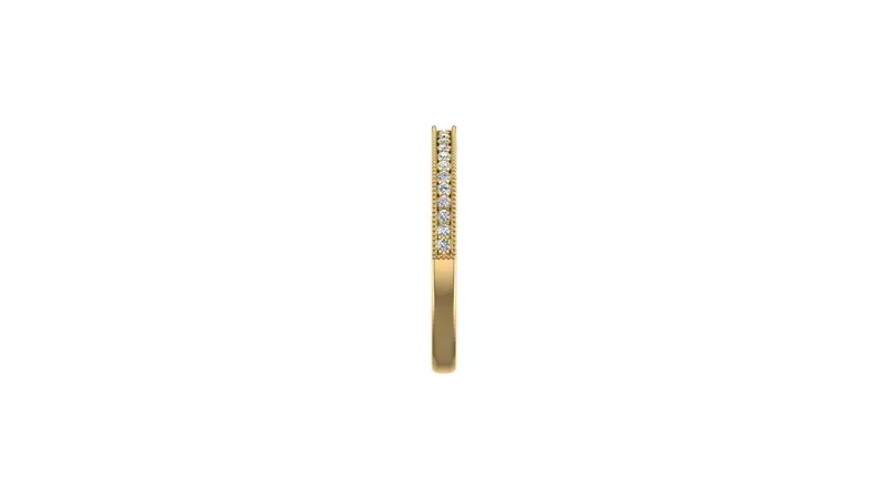 14K Yellow Gold Blair Pave Band