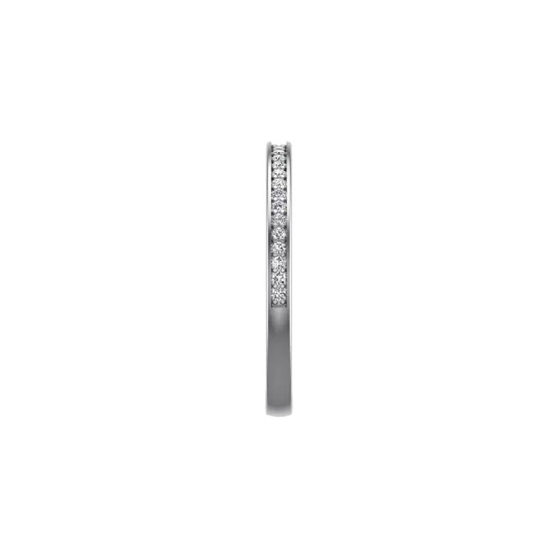 14K White Gold Octavia Pave Band